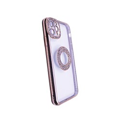 Soft Silicone Case with Diamond Design for Apple iPhone 11 Pro Max Gold Soft Silicone Case with Diamond Design for Apple iPhone 11 Pro Max Gold